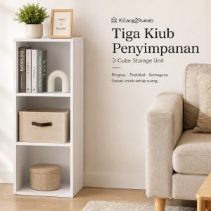 3 CUBE STORAGE UNIT